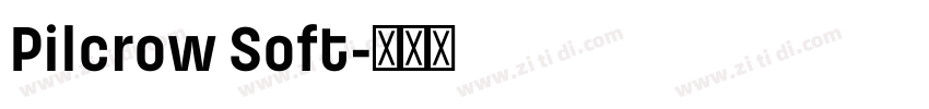 Pilcrow Soft字体转换